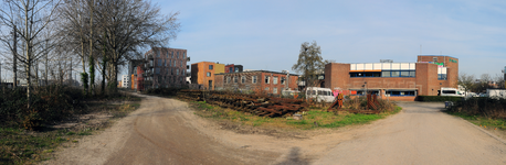 903972 Panorama vanaf de Overloopwissel te Utrecht, met links de nieuwbouw van het project Wisselspoor, in het midden ...